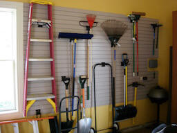 Garage Slotwall Organization