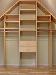 Angled Ceiling Storage