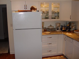 Kitchen White Beaded Doors